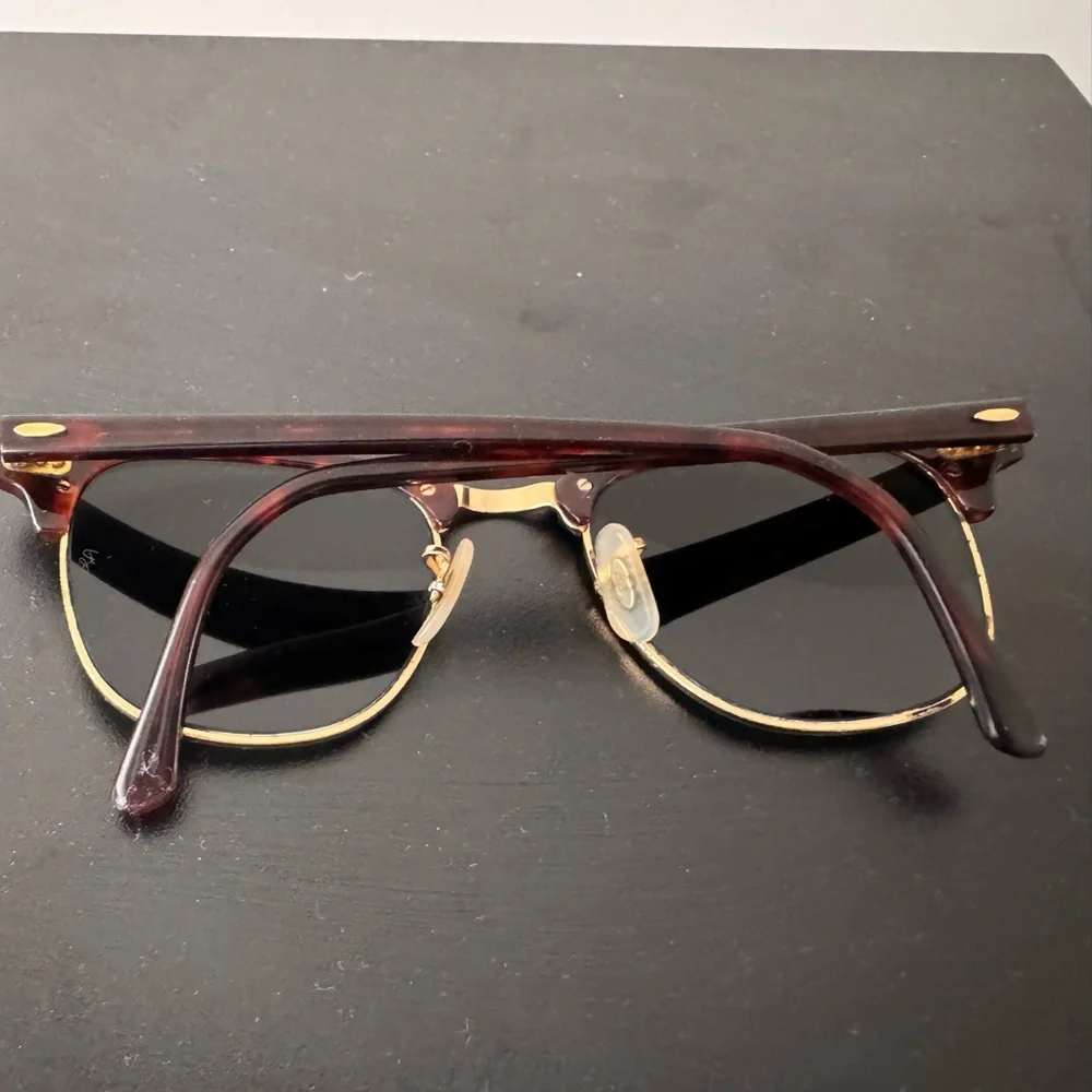 Ray-Ban Brown and Gold Glasses